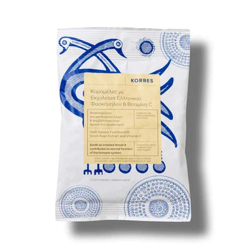 Korres Καραμέλες με Εκχύλισμα Ελληνικού Φασκόμηλου και Βιταμίνη C